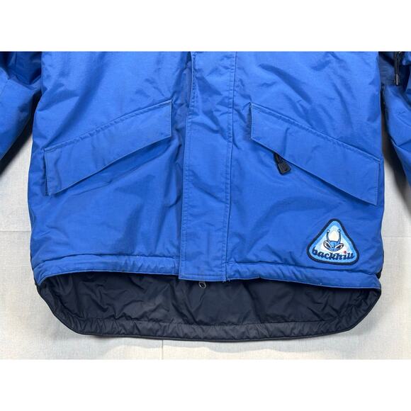 Backhill Snowboarding Co Kids XXL 14 Blue Winter Ski Snow Jacket Hooded - Picture 13 of 16